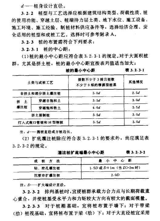 大悟建筑桩基技术基本设计规定